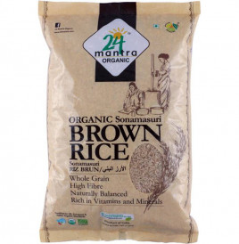 24 Mantra Organic Sonamasuri Brown Rice   Pack  2 kilogram
